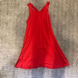 Bright Burnt Orange Dress